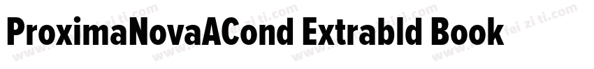ProximaNovaACond Extrabld Book字体转换
